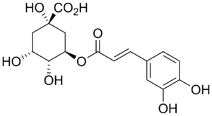 Structure of an chlorogenic acid